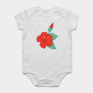 Hibiscus Baby Bodysuit